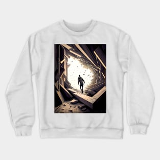 Being Courageous Confronting Fear No. 2 Crewneck Sweatshirt